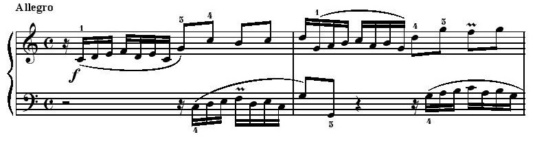 Bach Invention No. 1 BWV 772